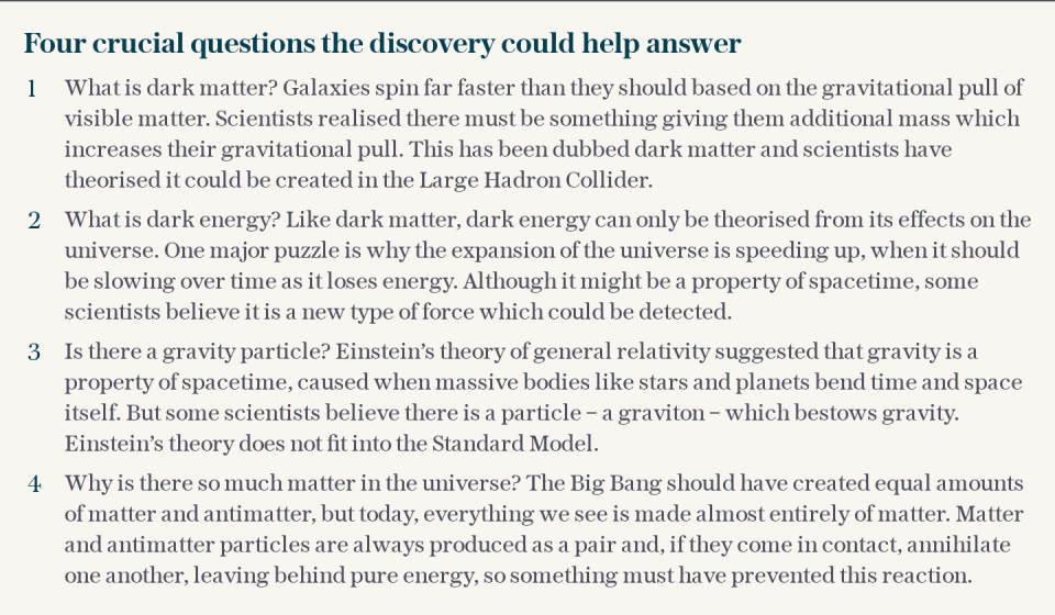 Large hadron collider discover