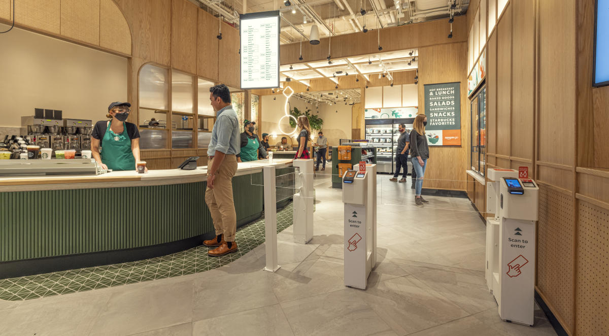 Starbucks, Amazon open second cashier-less store and cafe in NYC