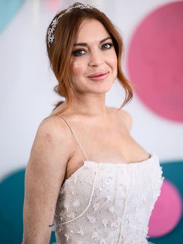 James Gourley/Getty Lindsay Lohan attends the Channel 10 Marquee on Melbourne Cup Day on Nov. 5, 2019.