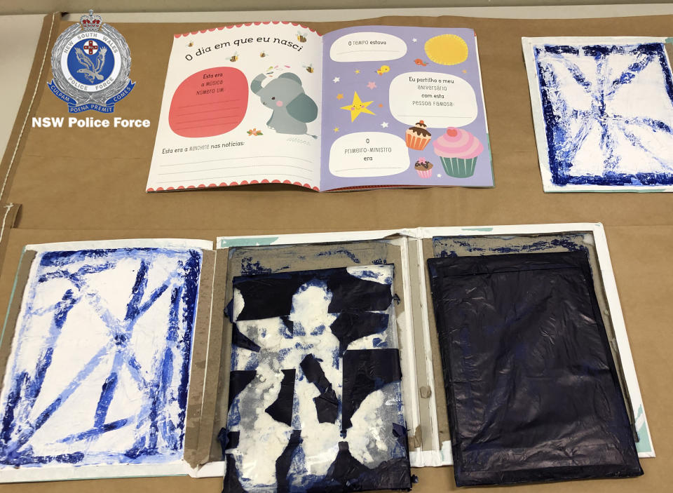 Vaucluse man charged in Sydney after cocaine found in children's books. Source: NSW Police