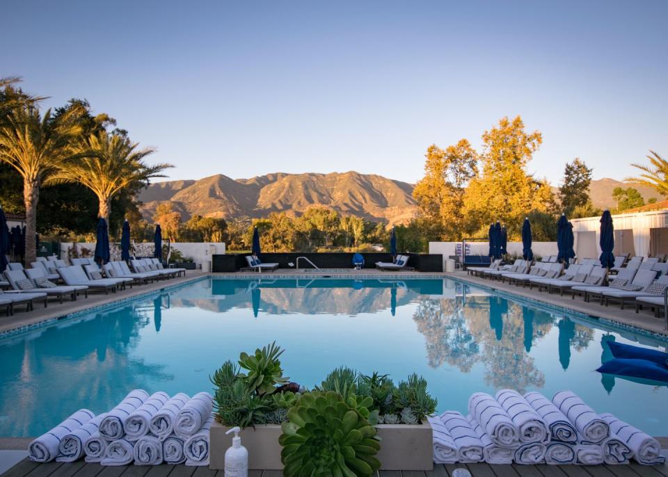 ojai valley inn spa in autumn