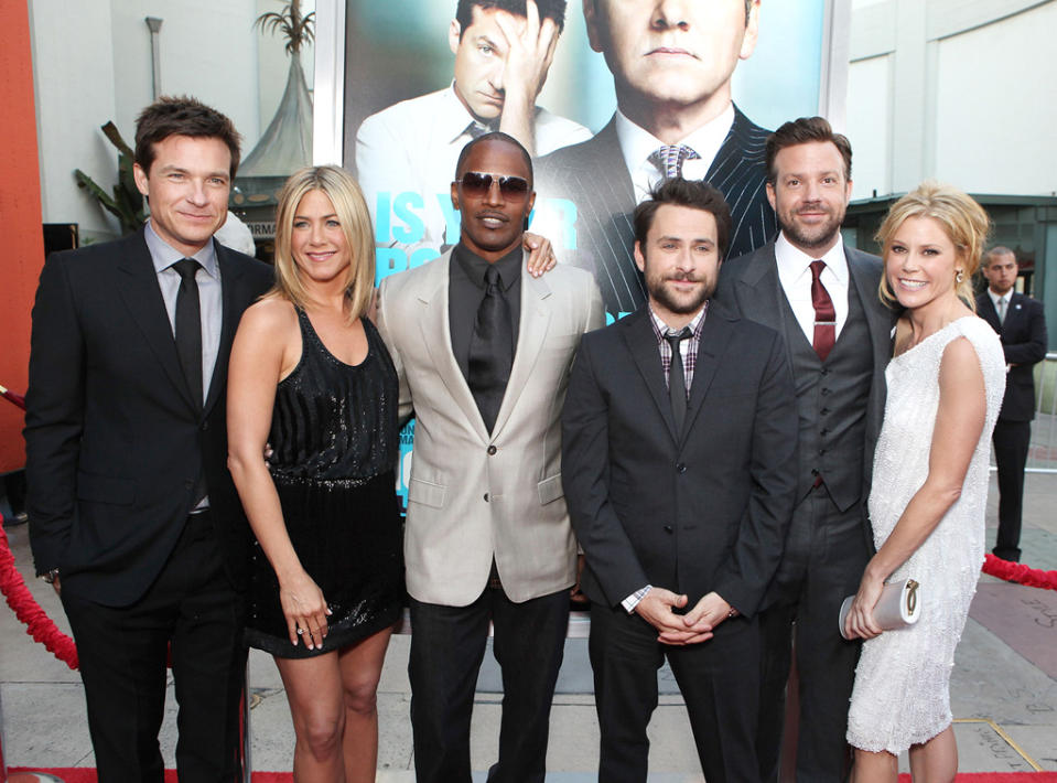 Horrible Bosses 2011 LA Premiere Jason Bateman Jennifer Aniston JAmie Foxx Charlie Day Jason Sudeikis Julie Bowen