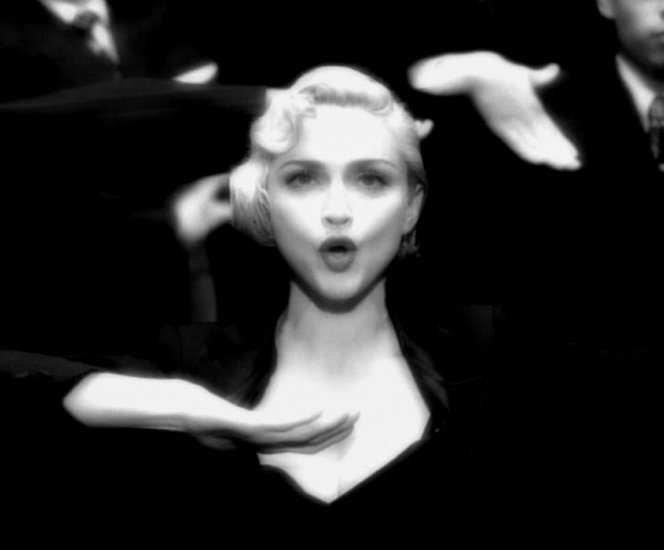 <strong>Billboard peak:</strong> No. 1 <br> <br> Second perhaps only to "Like a Virgin" in defining Madonna's career, "Vogue" has etched a place in the dance-floor lexicon, where it remains more than two decades later. It was the ultimate song of the times. Inspired by <a href="http://en.wikipedia.org/wiki/Ball_culture" target="_blank">ball culture</a>, 1970s disco and downtown New York's 1980s music scene, "Vogue" became an escapism anthem. The lyrics are apt for the post-Reagan age: "When all else fails and you long to be / Something better than you are today / I know a place where you can get away / It's called a dance floor, and here's what it's for." The jolted hand choreography is still fashionable today, as evidenced by its use during the sleek opener of Madonna's 2012 Super Bowl halftime show -- 24 years after her MTV Video Music Awards performance transformed the song into an <a href="https://www.youtube.com/watch?v=lTaXtWWR16A" target="_blank">astounding ode</a> to Marie Antoinette-era France, 18 years after Robin Williams gave it a sendup in a <a href="https://www.youtube.com/watch?v=mXkApy0gkjM" target="_blank">memorable scene</a> from "The Birdcage," and eight years after it opened the "Devil Wears Prada" soundtrack. <br> <br> Today, "Vogue" remains a staple of Madonna's setlists, and the video, directed by a young David Fincher, is a black-and-white portrait of 1920s Hollywood with a postmodern slant. The song is often credited with having helped to bring house music to the fore, so thank or curse Madonna for that as you will. Either way, "Vogue" is a song that's worth striking a pose for.