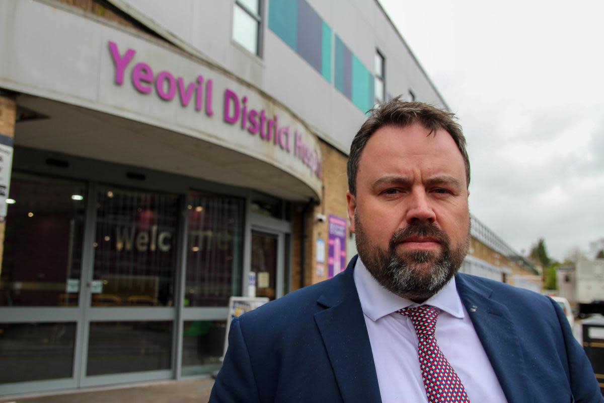 West Dorset MP Chris Loder has “significant reservations” about the decision to remove stroke services from Yeovil Hospital. <i>(Image: West Dorset Conservatives)</i>