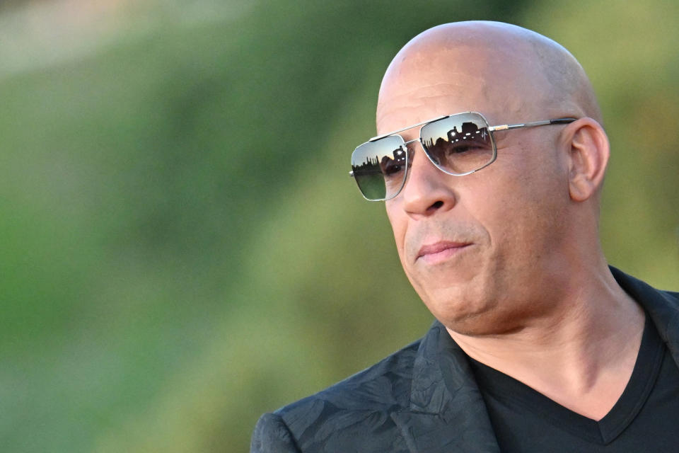 Vin Diesel : la star de « Fast and Furious » et « Riddick » visée par une plainte pour agression sexuelle (Photo de Vin Diesel à Rome)