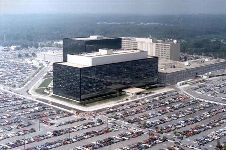 An undated aerial handout photo shows the National Security Agency (NSA) headquarters building in Fort Meade, Maryland. REUTERS/NSA/Handout via Reuters