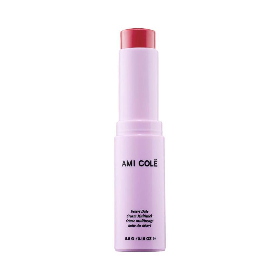 <p><a href="https://go.redirectingat.com?id=74968X1596630&url=https%3A%2F%2Fwww.sephora.com%2Fproduct%2Fami-cole-blush-desert-cream-blush-lip-multistick-P504779&sref=https%3A%2F%2F" rel="nofollow noopener" target="_blank" data-ylk="slk:Shop Now;elm:context_link;itc:0;sec:content-canvas" class="link ">Shop Now</a></p><p>Desert Date Cream Blush & Lip Multistick</p><p>sephora.com</p><p>$22.00</p><span class="copyright">Courtesy of Ami Cole </span>