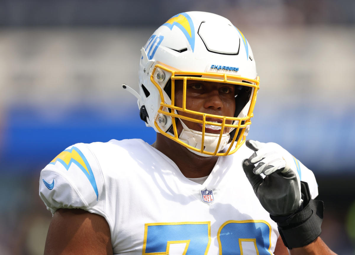 Chargers await OT Rashawn Slater's return