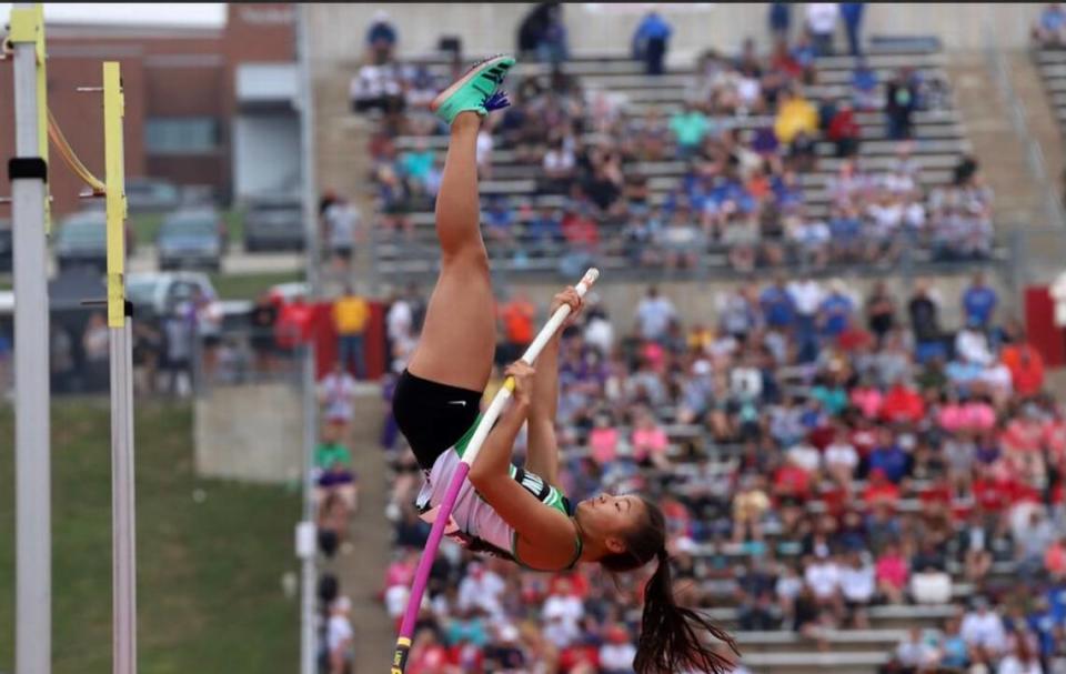 Zoey Hrabe is The Kansas City Star’s Female Scholar-Athlete of the Year. She’ll continue to participate in the pole vault next year at Occidental College in Los Angeles