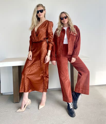 <p>Sara and Erin Foster wearing favorite daughter clothes</p>