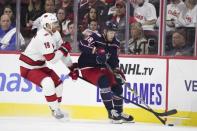 NHL: Columbus Blue Jackets at Carolina Hurricanes