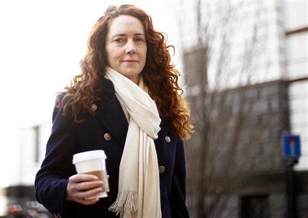 Former News International chief executive Rebekah Brooks arrives at the Old Bailey courthouse in London March 4, 2014. REUTERS/Andrew Winning