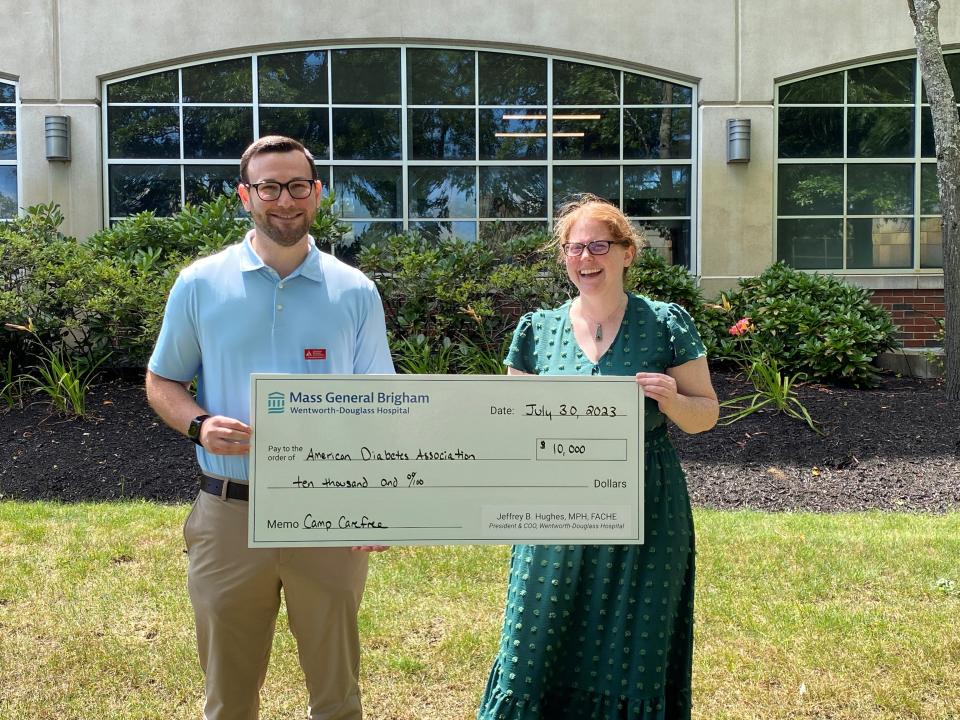 Dave Kriegsman, Director of Development at American Diabetes Association, New England and Meaghan Heusler, Strategic Planning and Community Benefit Manager at Wentworth-Douglass Hospital.