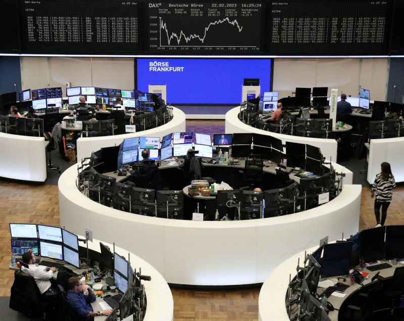 German share price index DAX graph is pictured at the stock exchange in Frankfurt