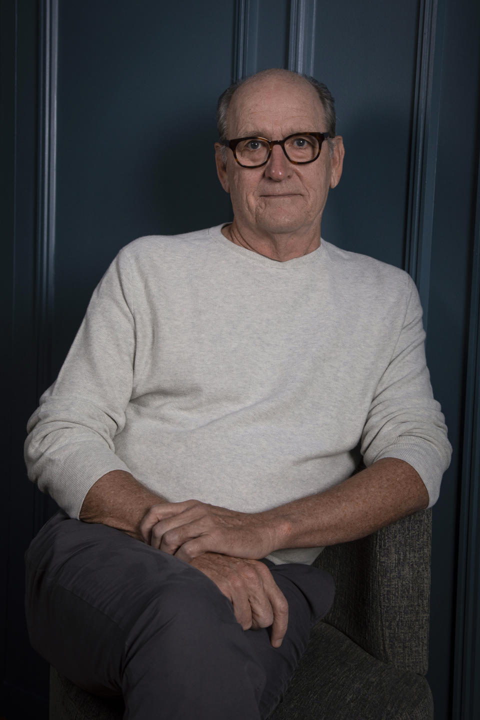 Actor Richard Jenkins poses for a portrait while promoting the movie "The Humans" on Wednesday, Nov. 17, 2021, in New York. (Photo by Andy Kropa/Invision/AP)