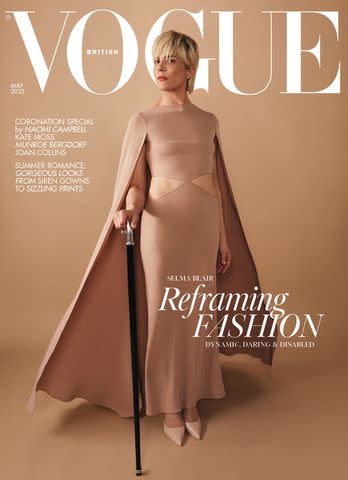 Adama Jalloh Selma Blair in British Vogue