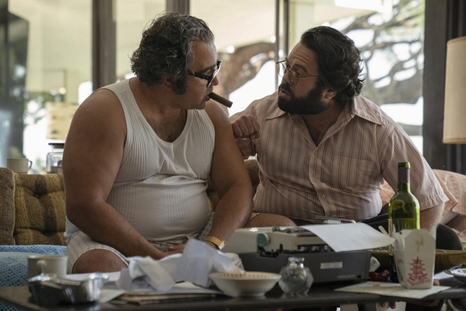 Patrick Gallo and Dan Fogler in “The Offer” - Credit: Courtesy of Paramount+