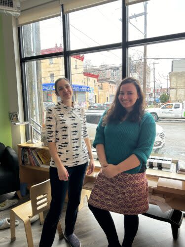 Carmen Montopoli (left) and Madeleine Nutting, cofounders of Hyacinth Montessori. (Kerry McDonald)