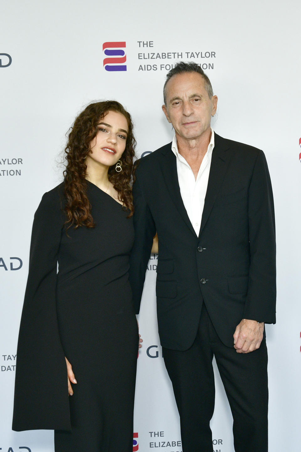 Talia Rae and Arthur Fogel attend The Elizabeth Taylor AIDS Foundation New York Dinner