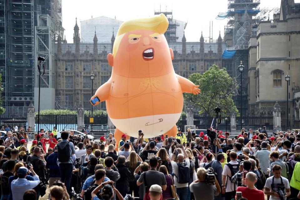 Trump Baby blimp | Finbarr Webster/Shutterstock