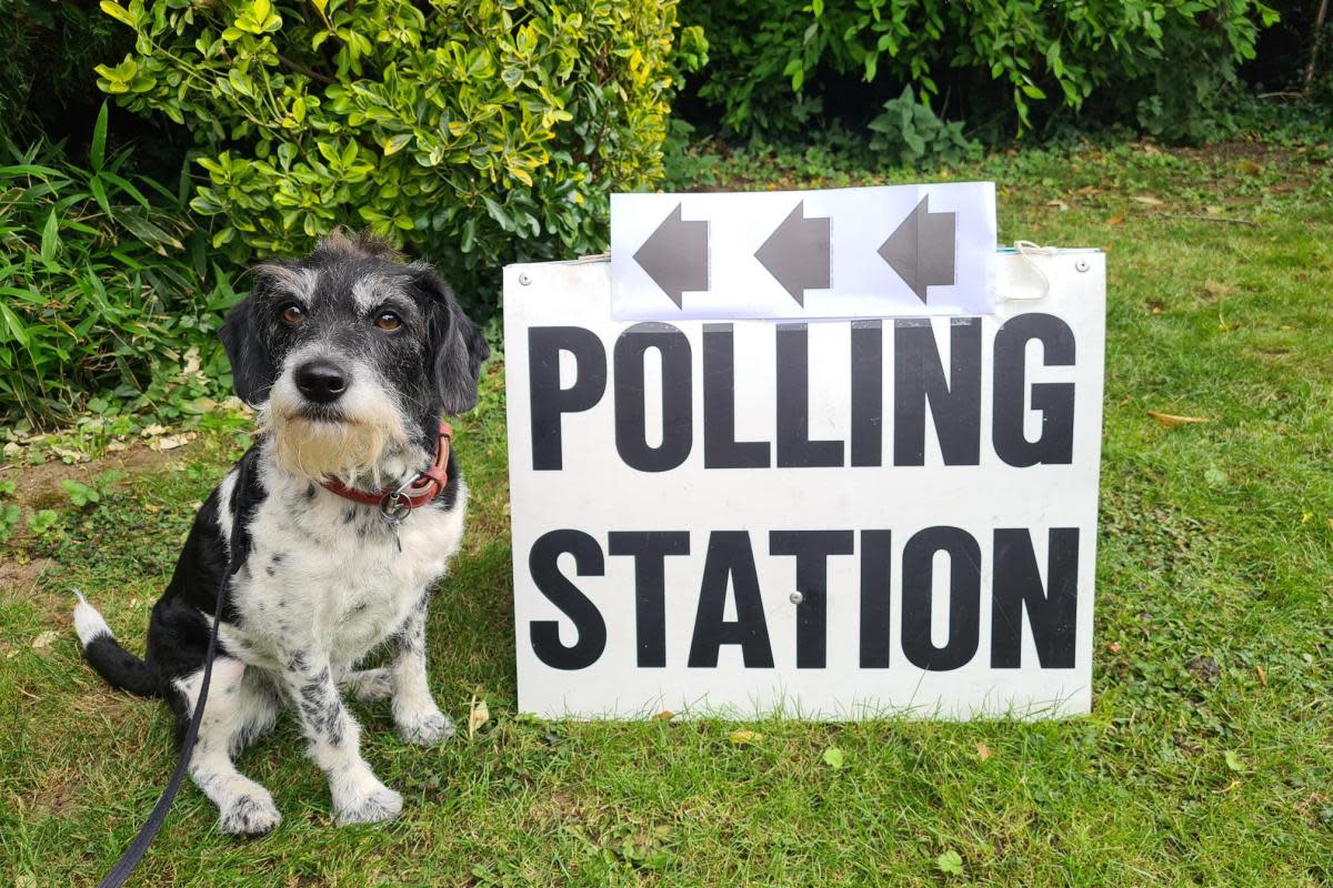 Maggie at a polling station in Summertown. <i>(Image: Nick Leimu-Brown )</i>