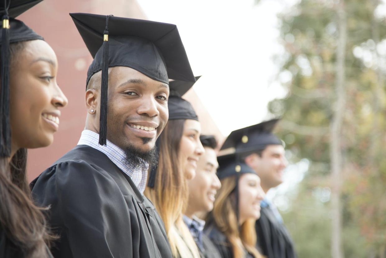 Will commitments to diversity be enough? <a href="https://www.gettyimages.com/detail/photo/african-descent-male-college-student-graduation-on-royalty-free-image/1125957913?phrase=diverse+college+graduation" rel="nofollow noopener" target="_blank" data-ylk="slk:fstop123;elm:context_link;itc:0;sec:content-canvas" class="link ">fstop123</a>
