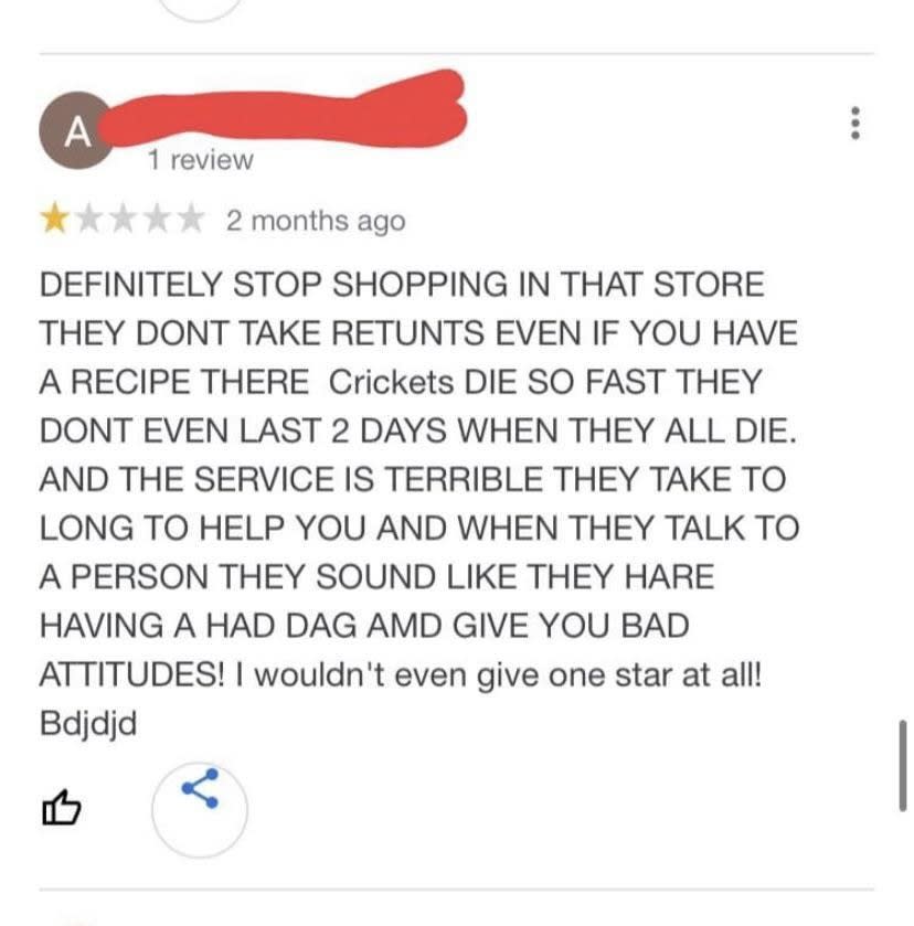 person saying retunt instead of return