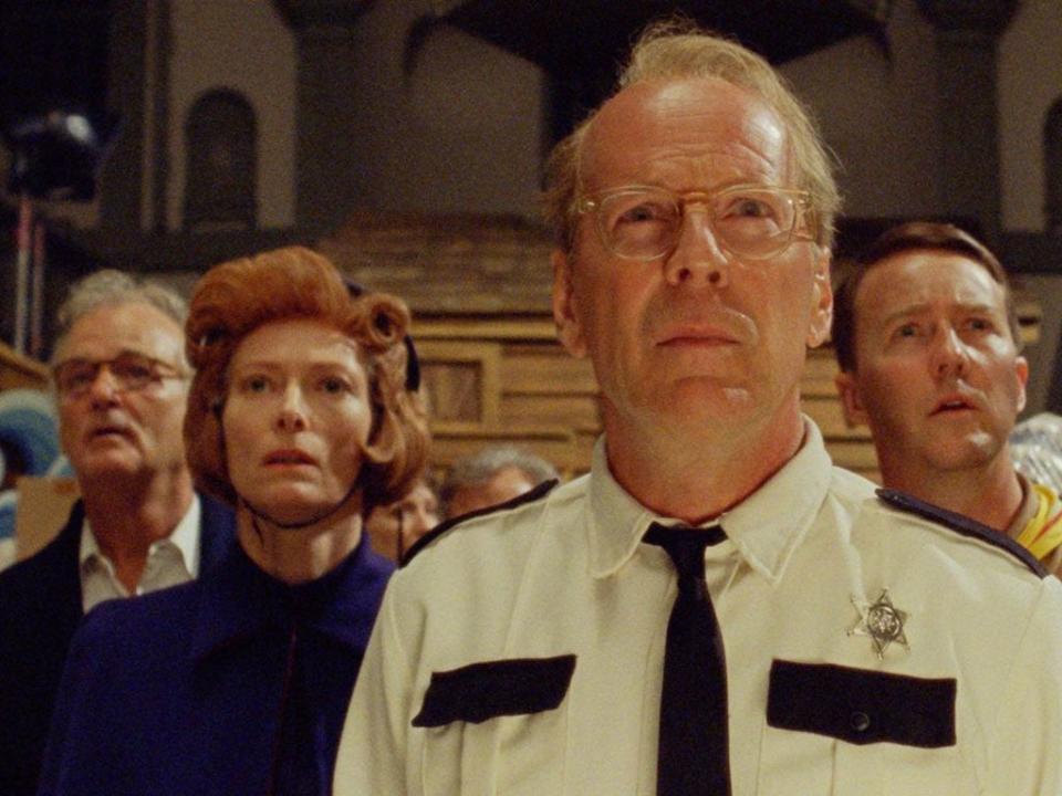 Bruce Willis plays a sheriff leading a search party in 'Moonrise Kingdom' (Focus Features)