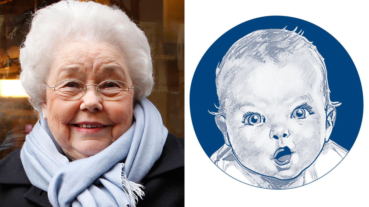 Ann Turner Cook, whose baby face launched the iconic Gerber logo (AP; Gerber)