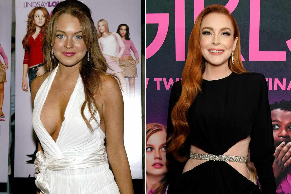 Then And “wow” See Lindsay Lohan At The “mean Girls” Premiere As A Teen — And 20 Years Later At 37