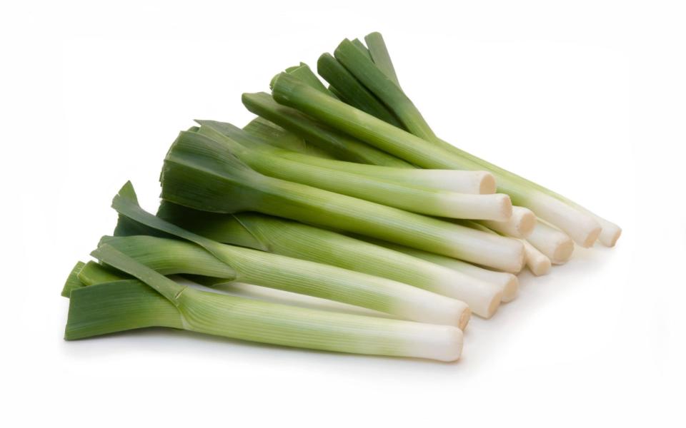 Baby leeks  - Alamy 