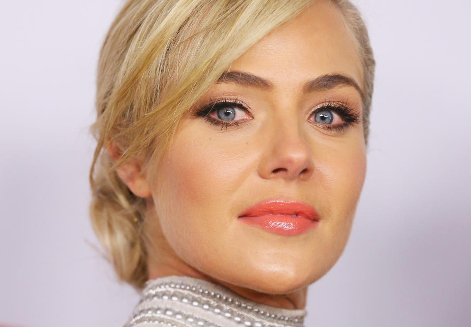 Jessica Marais arrives at the 2014 Logie Awards at Crown Palladium on April 27, 2014 in Melbourne, Australia.