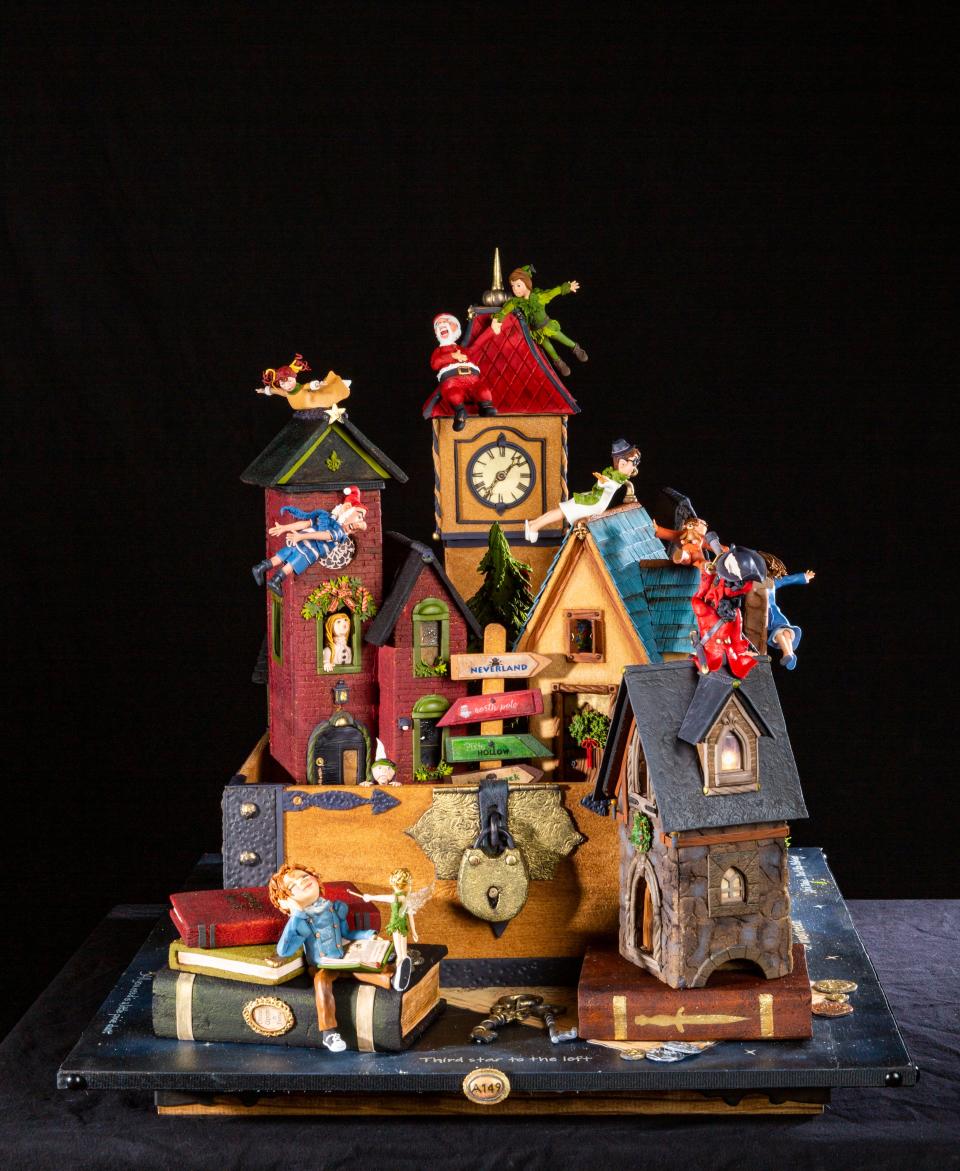 The 2022 National Gingerbread House Competition grand prize winner, adult first place: Ann Bailey, of Cary, North Carolina, “When Dreams Have Wings."