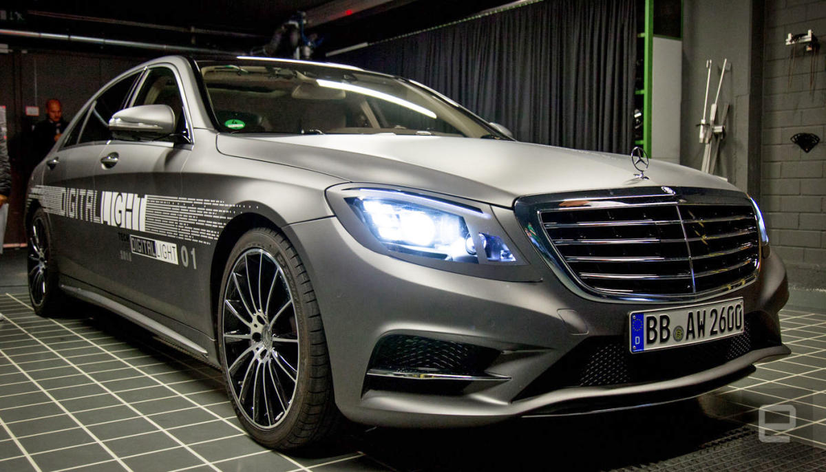 Mercedes is building headlights for cars the future | Engadget