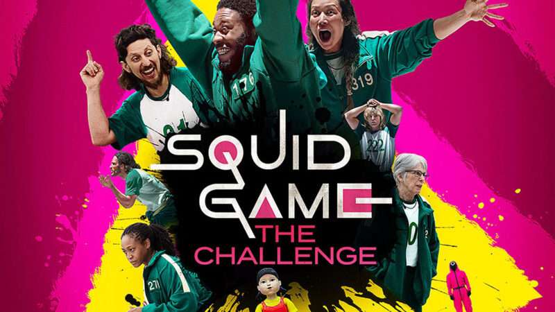 A promotional image for Netflix's 'Squid Game: The Challenge'