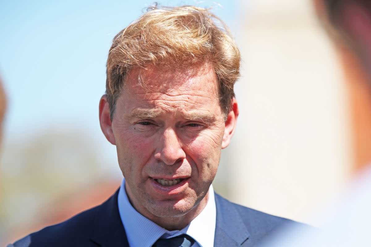 Tobias Ellwood has deleted a video mentioning the Taliban in Afghanistan (Yui Mok/PA) (PA Archive)
