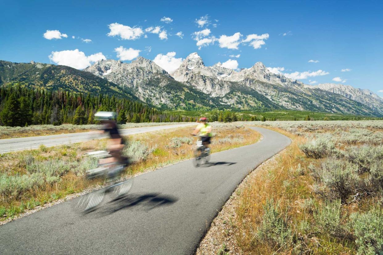 Mountain Biking Vacation and Touring of Grand Teton National Park