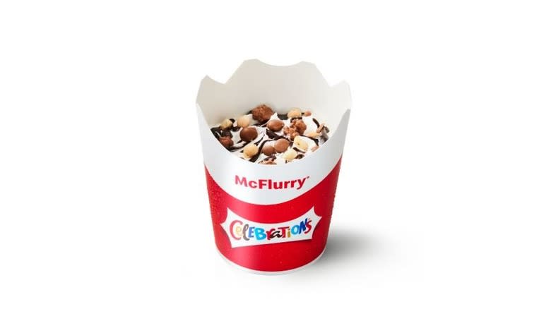 A Celebrations McFlurry