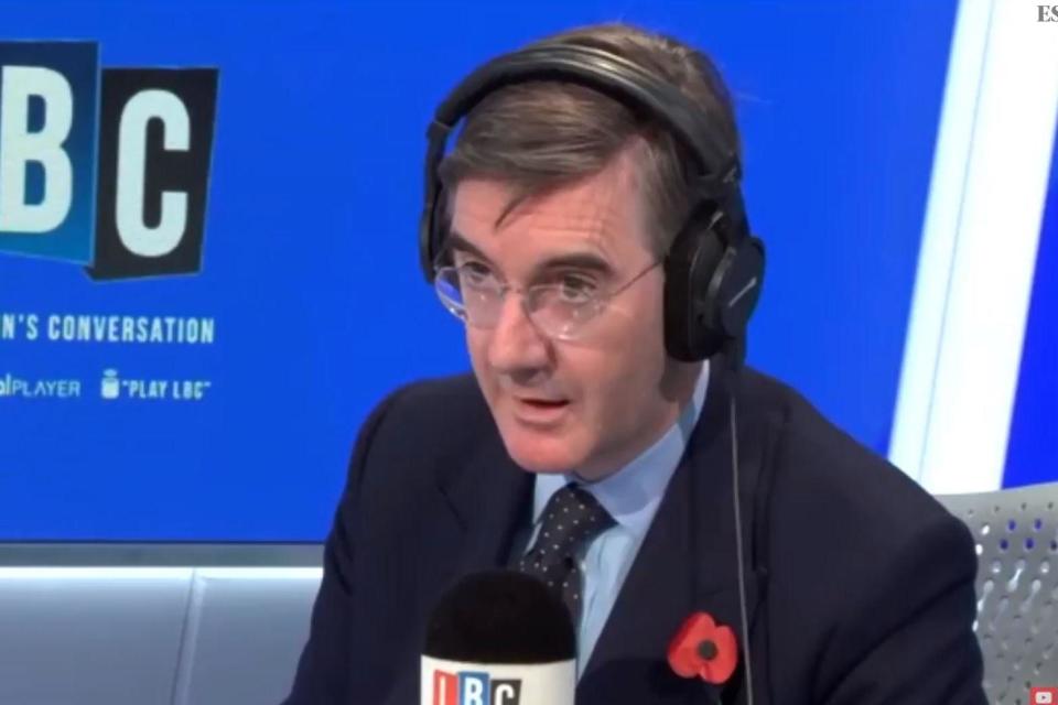 Jacob Rees-Mogg sparked outrage with his comments on LBC (LBC)