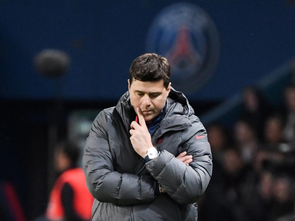 Mauricio Pochettino has been sacked as PSG manager  (AFP via Getty Images)