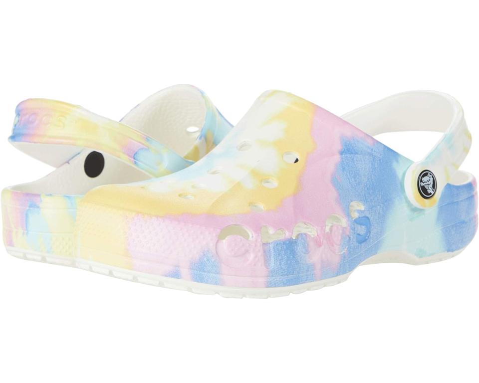 tie-dye Crocs