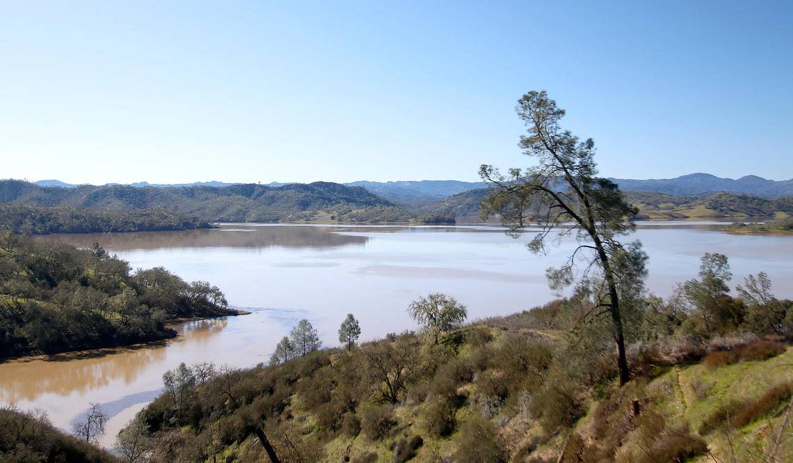 The atmospheric river storms filled Lake Nacimiento in rapid fashion. Here’s how the lake looked on Jan. 20, 2023.