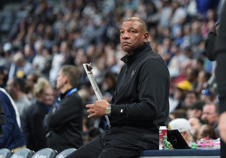 Doc Rivers made his Bucks debut on Monday night in Denver, just days after he was hired to replace Adrian Griffin in Milwaukee.