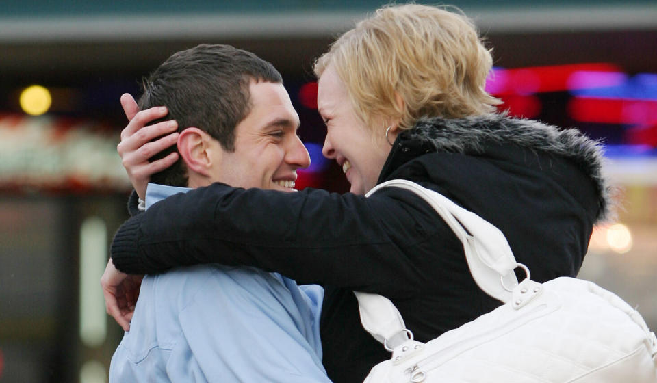 Mathew Horne and Joanna Page as the titular couple in sitcom 'Gavin & Stacey'. (Credit: BBC)