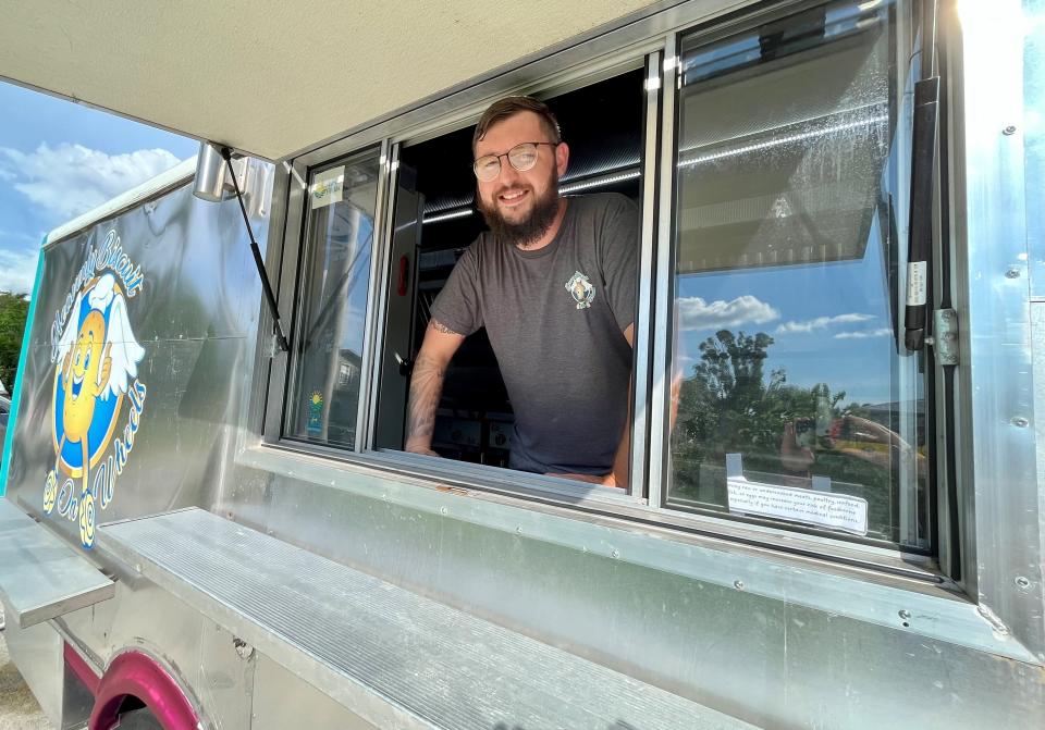 Tyler Lukesic, a longtime chef at Heavenly Biscuits, is the owner of Heavenly Biscuit on Wheels.