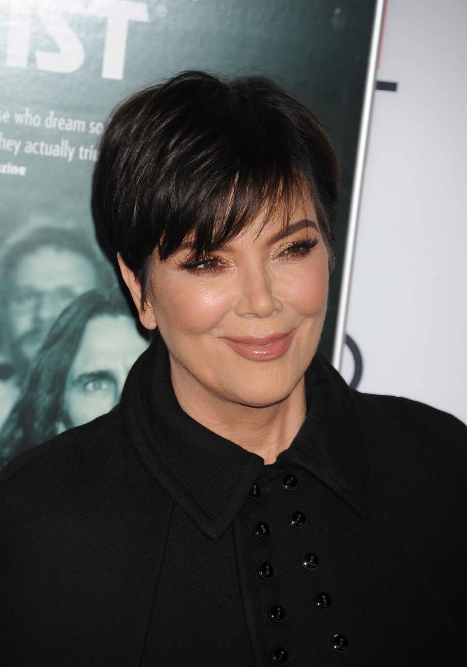 Sneaky momager Kris Jenner (pictured here last week) has left a major hint Khloe and Kylie are expecting. Source: Getty