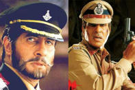<b>4. Amitabh Bachchan/ Major Saab</b><br><br>Amitabh Bachchan has played the uniformed officer many a times in his career. However, his get-up in 'Major Saab' was unbeatable owing to his strict conformity to army disciplinarians.