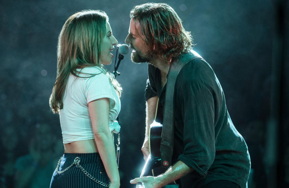 'A Star Is Born', released in 2018, is the fourth version of the musical romantic drama that follows alcoholic musician Jack Maine (Bradley Cooper) who falls in love with singer Ally (Lady Gaga). The original version starred Kathleen Crowley and Conrad Nagel 1951, followed by Judy Garland and James Mason in 1951 and in 1976 with Barbra Streisand and Kris Kristofferson. The 2018 version grossed $434.9 million.