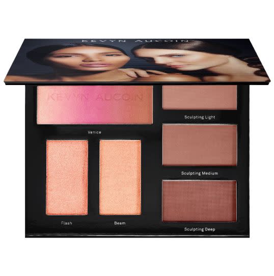 <strong>"Hands down one of my favorites! It&rsquo;s a contour, highlighter, bronzer and blush palette! And the best tones in all those categories!" <br /><br />-- <a href="https://www.instagram.com/gloglomakeup/?hl=en" target="_blank" rel="noopener noreferrer">Gloria Elias-Foeillet</a>, makeup artist to Kelly Clarkson</strong><br /><br /><strong><a href="https://www.sephora.com/product/the-art-sculpting-defining-contour-book-volume-iii-P433857" target="_blank" rel="noopener noreferrer">Get the Kevyn Aucoin Contour Book Vol. 3 for $59﻿</a></strong>