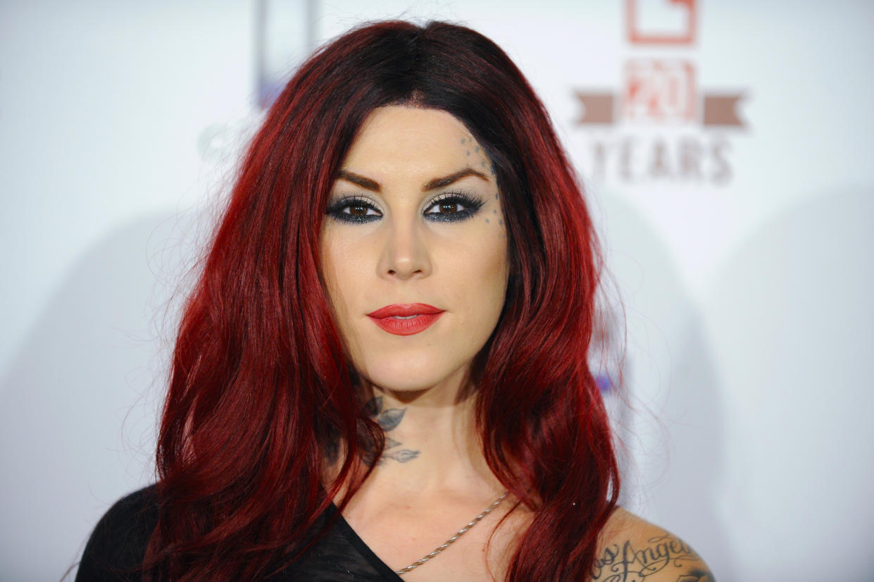 Kat Von D and he family are bringing a little holiday magic to their neighborhood. (Photo: Reuters)